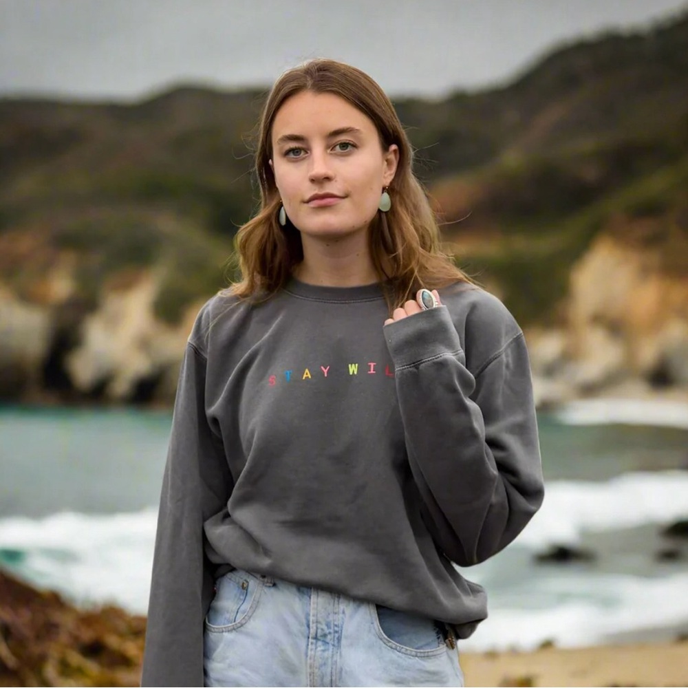 STAY WILD Lightweight Sweatshirt